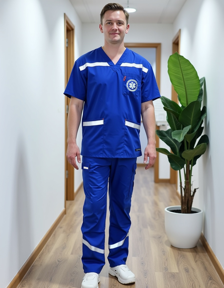 Блуза унисекс Файер М, василек NEW 5